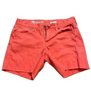 Madewell Salmon 5” Denim Shorts